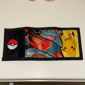 Pokemon Wallet with Pikachu and Charizard